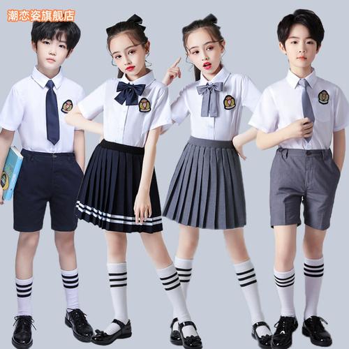 儿童大合唱团演出服中小学生诗朗诵服幼儿园服班服表演服装男女